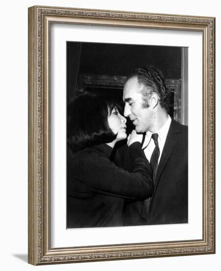 Juliette Gréco and Michel Piccoli in 1968-Marcel Begoin-Framed Photographic Print