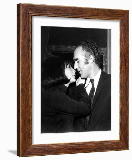 Juliette Gréco and Michel Piccoli in 1968-Marcel Begoin-Framed Photographic Print