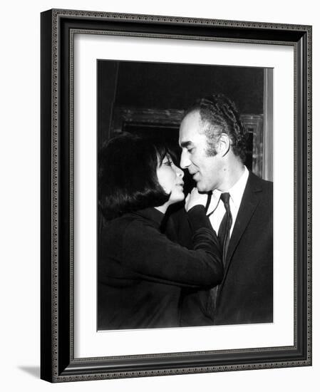 Juliette Gréco and Michel Piccoli in 1968-Marcel Begoin-Framed Photographic Print