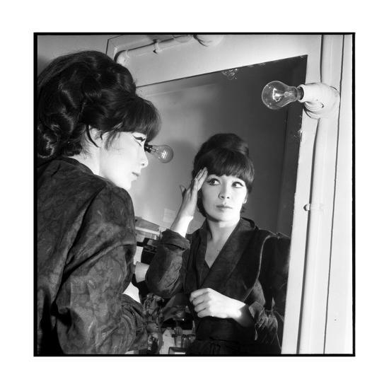 Juliette Greco Preparing To Go On Stage Photographic Print Marcel Begoin Art Com