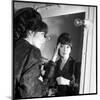 Juliette Greco Preparing to Go on Stage-Marcel Begoin-Mounted Photographic Print