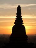 Sunrise in the Buddhist Temples of Bagan (Pagan), Myanmar (Burma)-Julio Etchart-Photographic Print