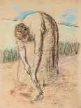 Peasant Gardening-Julio González-Giclee Print