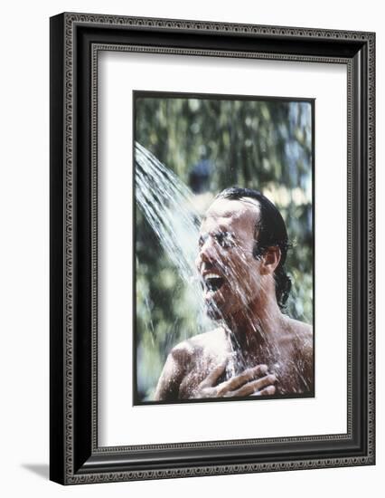 Julio Iglesias Having a Shower-Angelo Cozzi-Framed Photographic Print