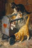 Playful Kittens-Julius Adam-Framed Giclee Print