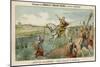 Julius Caesar Crossing the Rubicon, 49 BC-null-Mounted Giclee Print