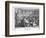 Julius Caesar is Assassinated in the Senate by Brutus and His Companions-Augustyn Mirys-Framed Photographic Print