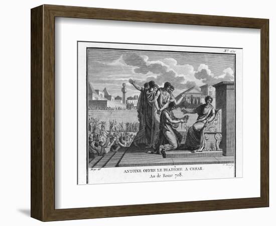 Julius Caesar is Offered the Crown by Marcus Antonius-Augustyn Mirys-Framed Photographic Print