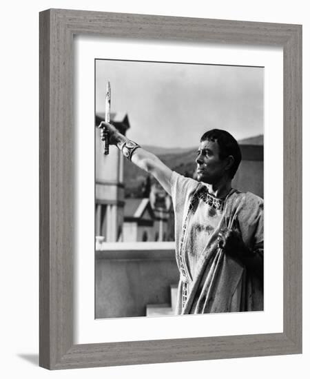 Julius Caesar, James Mason, 1953-null-Framed Photo