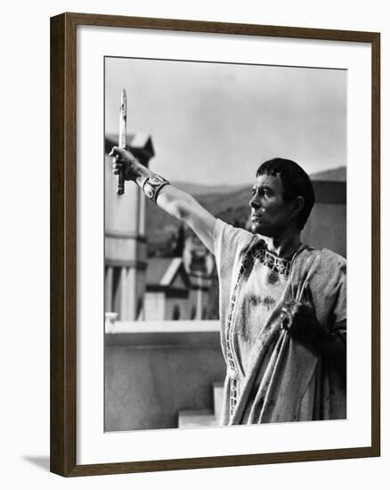 Julius Caesar, James Mason, 1953-null-Framed Photo
