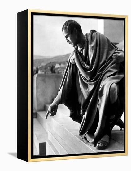 Julius Caesar, Marlon Brando, 1953-null-Framed Stretched Canvas