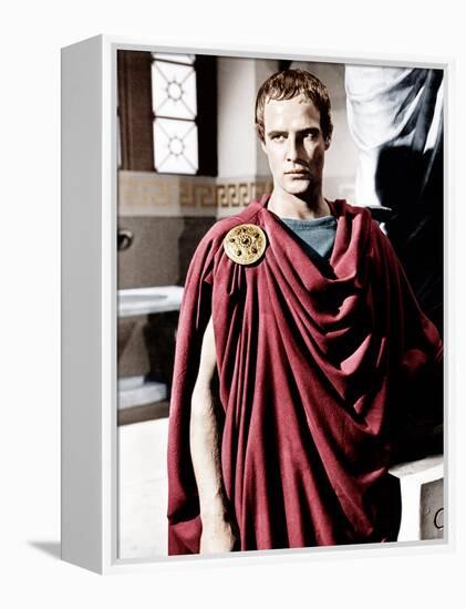 JULIUS CAESAR, Marlon Brando, 1953-null-Framed Stretched Canvas