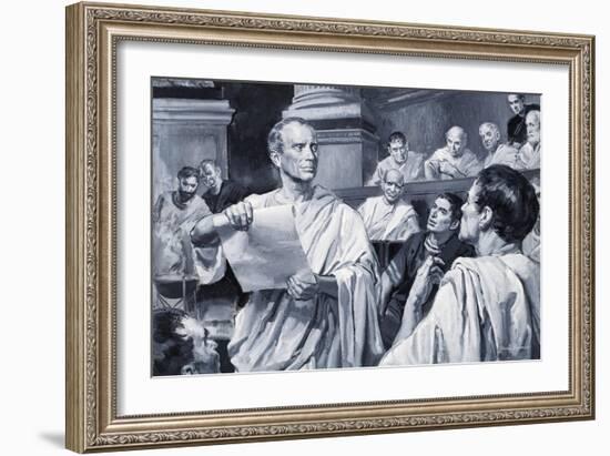 Julius Caesar-Paul Rainer-Framed Giclee Print