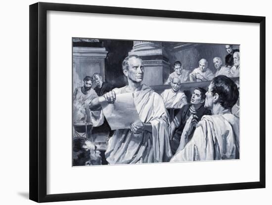 Julius Caesar-Paul Rainer-Framed Giclee Print