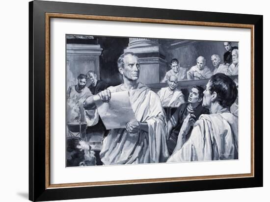 Julius Caesar-Paul Rainer-Framed Giclee Print