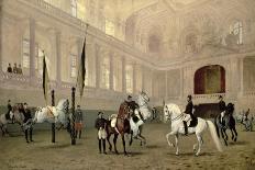 Emperor Franz Joseph I on His Austrian Horse, 1898-Julius von Blaas-Giclee Print