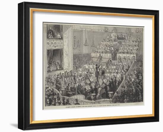 Jullien's Concert Orchestra and Four Military Bands, at Covent Garden Theatre-null-Framed Giclee Print