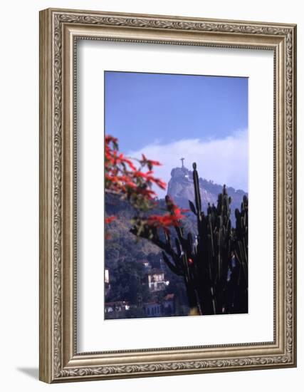 July 1973: Christ the Redeemer Statue, Rio De Janeiro, Brazil-Alfred Eisenstaedt-Framed Photographic Print