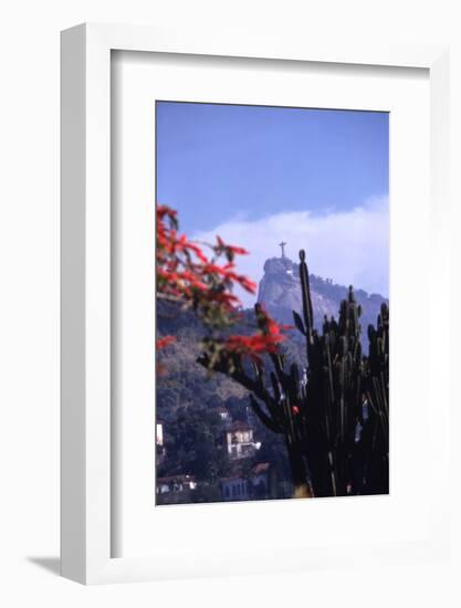 July 1973: Christ the Redeemer Statue, Rio De Janeiro, Brazil-Alfred Eisenstaedt-Framed Photographic Print