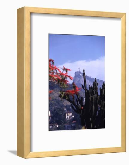 July 1973: Christ the Redeemer Statue, Rio De Janeiro, Brazil-Alfred Eisenstaedt-Framed Photographic Print