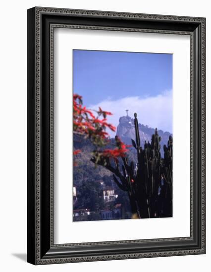 July 1973: Christ the Redeemer Statue, Rio De Janeiro, Brazil-Alfred Eisenstaedt-Framed Photographic Print