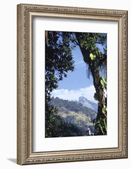 July 1973: Christ the Redeemer Statue, Rio De Janeiro, Brazil-Alfred Eisenstaedt-Framed Photographic Print