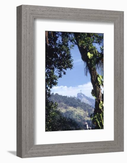 July 1973: Christ the Redeemer Statue, Rio De Janeiro, Brazil-Alfred Eisenstaedt-Framed Photographic Print