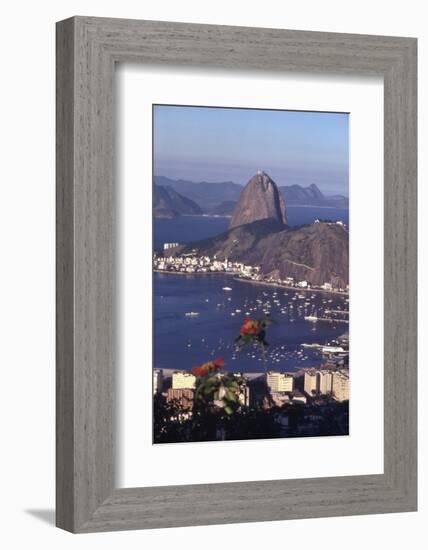 July 1973: Christ the Redeemer Statue, Rio De Janeiro, Brazil-Alfred Eisenstaedt-Framed Photographic Print