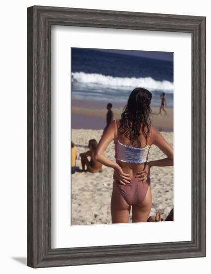 July 1973: Ipanema Beach, Rio De Janeiro-Alfred Eisenstaedt-Framed Photographic Print