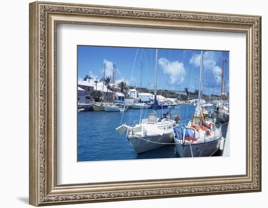 July 1973: Sailing in Bermuda-Alfred Eisenstaedt-Framed Photographic Print