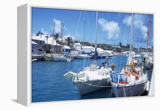 July 1973: Sailing in Bermuda-Alfred Eisenstaedt-Framed Premier Image Canvas