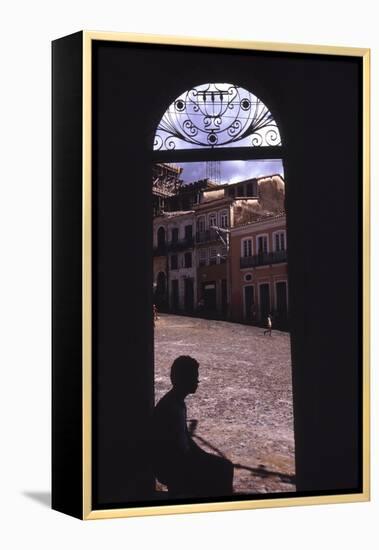 July 1973: Town of Ouro Preto, Brazil-Alfred Eisenstaedt-Framed Premier Image Canvas