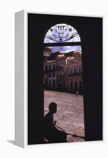 July 1973: Town of Ouro Preto, Brazil-Alfred Eisenstaedt-Framed Premier Image Canvas