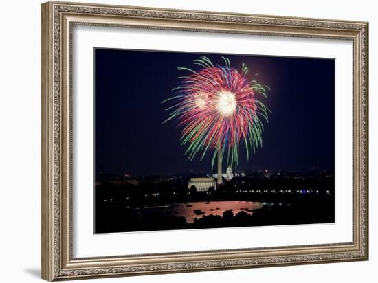 July 4th fireworks, Washington, D.C.-Carol Highsmith-Framed Art Print