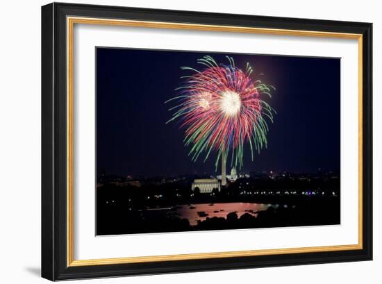 July 4th fireworks, Washington, D.C.-Carol Highsmith-Framed Art Print