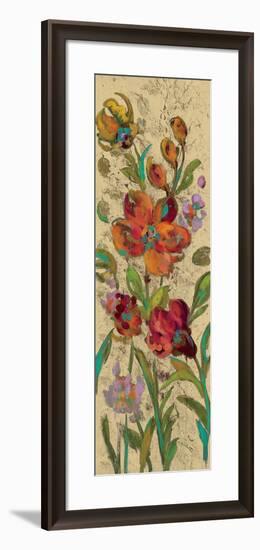 July Garden Trio I on Cream-Silvia Vassileva-Framed Art Print