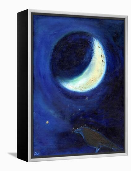 July Moon, 2014-Nancy Moniz-Framed Premier Image Canvas