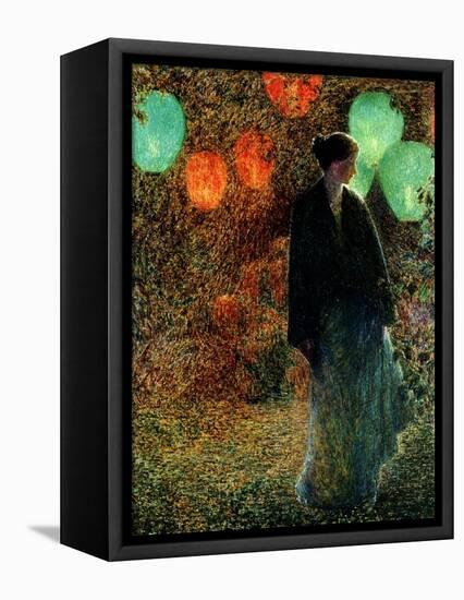 July Night, 1898-Childe Hassam-Framed Premier Image Canvas