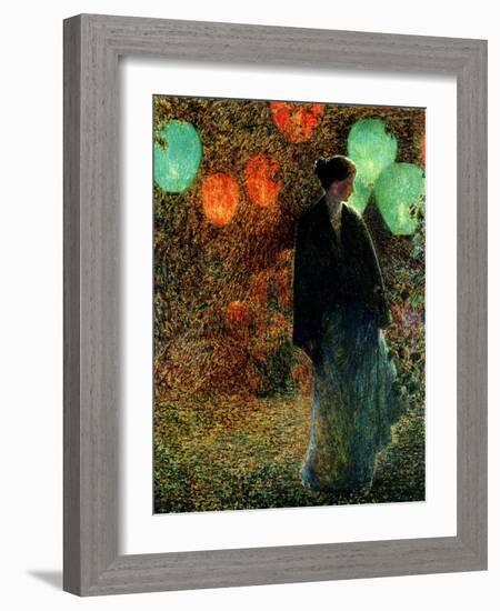 July Night, 1898-Childe Hassam-Framed Giclee Print