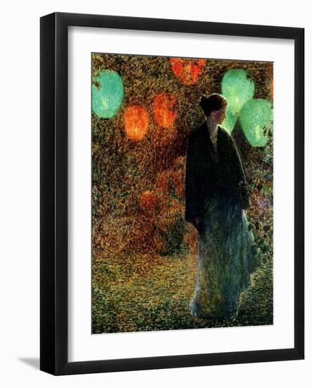 July Night, 1898-Childe Hassam-Framed Giclee Print