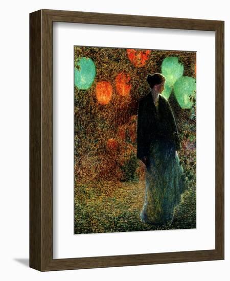 July Night, 1898-Childe Hassam-Framed Giclee Print