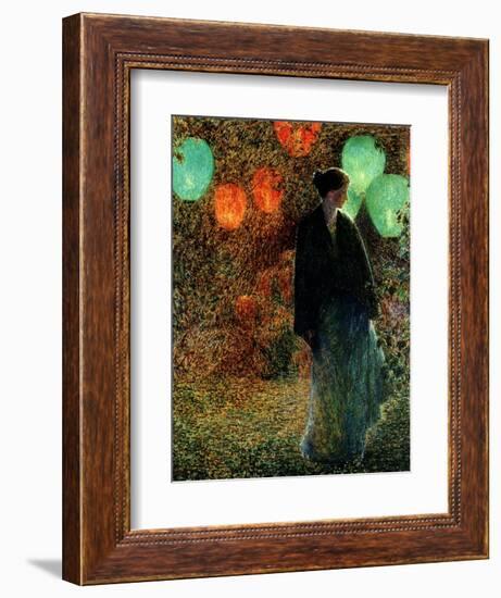 July Night, 1898-Childe Hassam-Framed Giclee Print