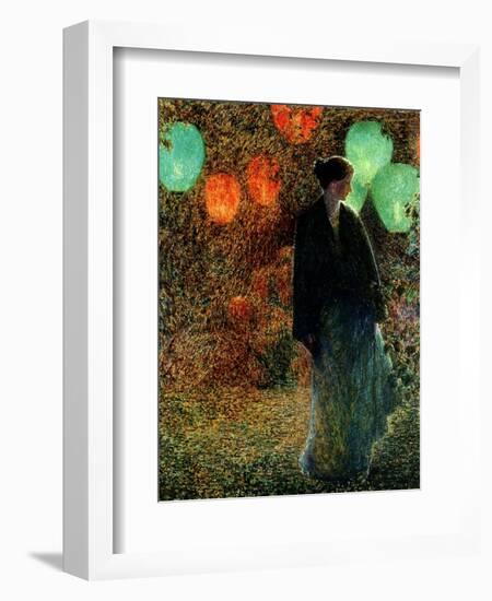 July Night, 1898-Childe Hassam-Framed Giclee Print