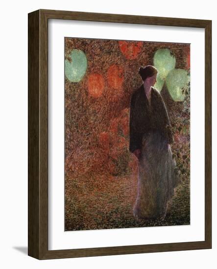 July Night-Childe Hassam-Framed Giclee Print