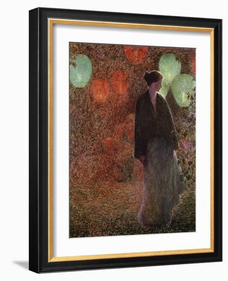 July Night-Childe Hassam-Framed Giclee Print