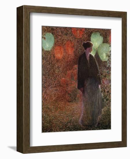 July Night-Childe Hassam-Framed Giclee Print