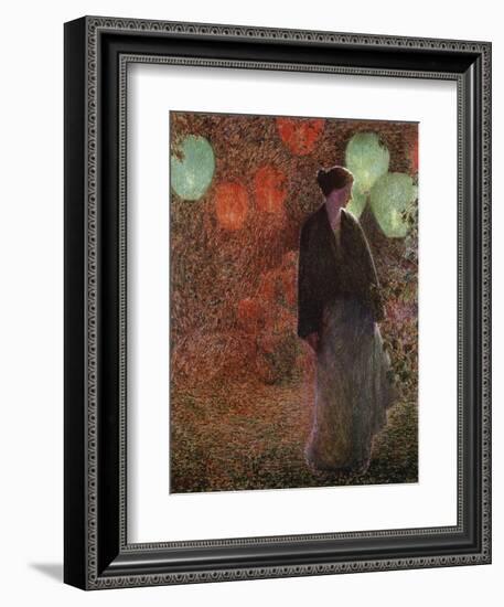 July Night-Childe Hassam-Framed Giclee Print