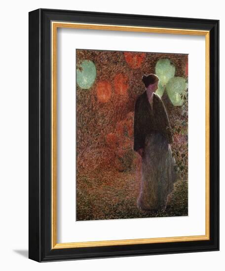 July Night-Childe Hassam-Framed Giclee Print