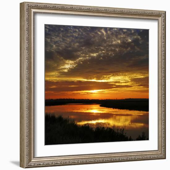 July Sunrise-Adrian Campfield-Framed Photographic Print