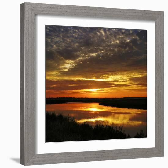 July Sunrise-Adrian Campfield-Framed Photographic Print